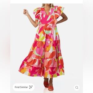 CROSBY by Mollie Burch Walker Maxi Dress in Night in Miami